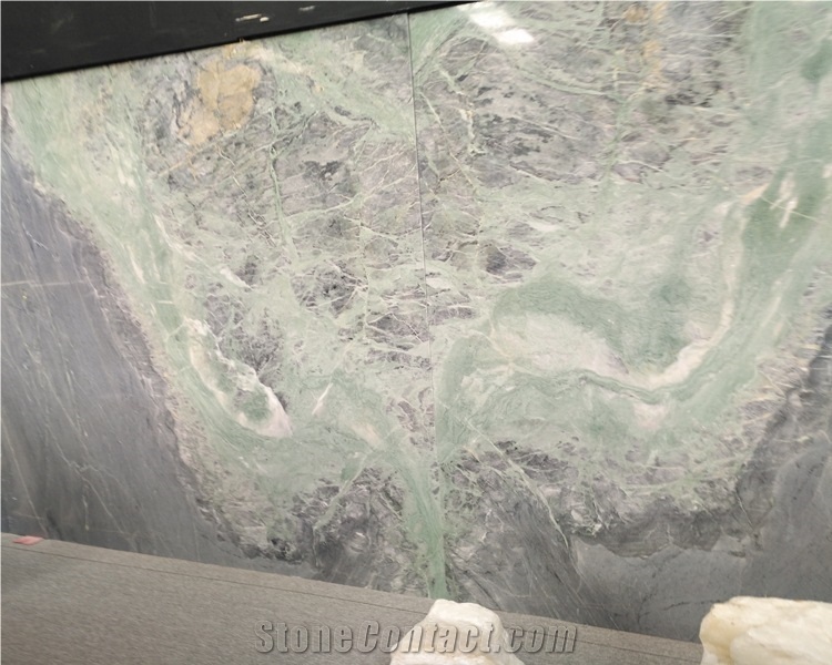 Chinese Amazon Blue Marble with Green Veins