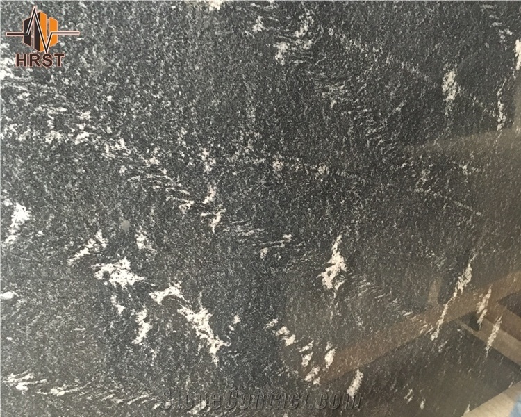 Chinese Cheap Black Grey Mist Granite Slab