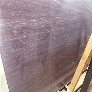 Chinese Purple Wooden Marble Slab