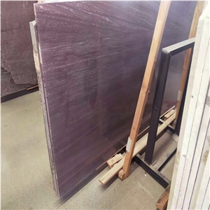 Chinese Purple Wooden Marble Slab