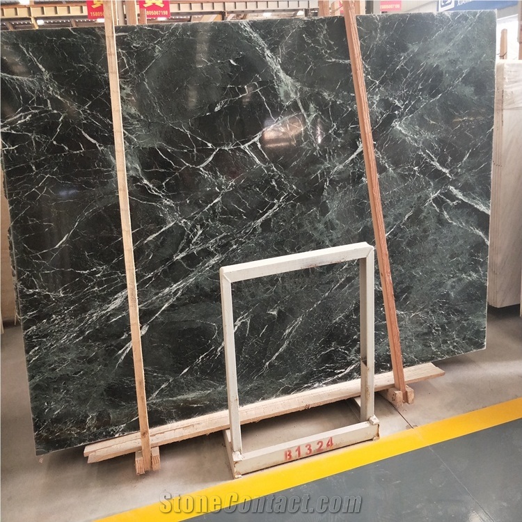 Chinese Tinos Green Marble Slab