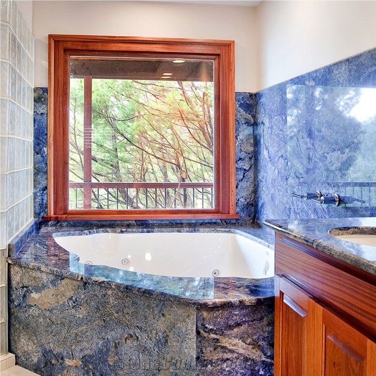Thunder Blue quartz  Blue granite, Bathroom interior design, Home