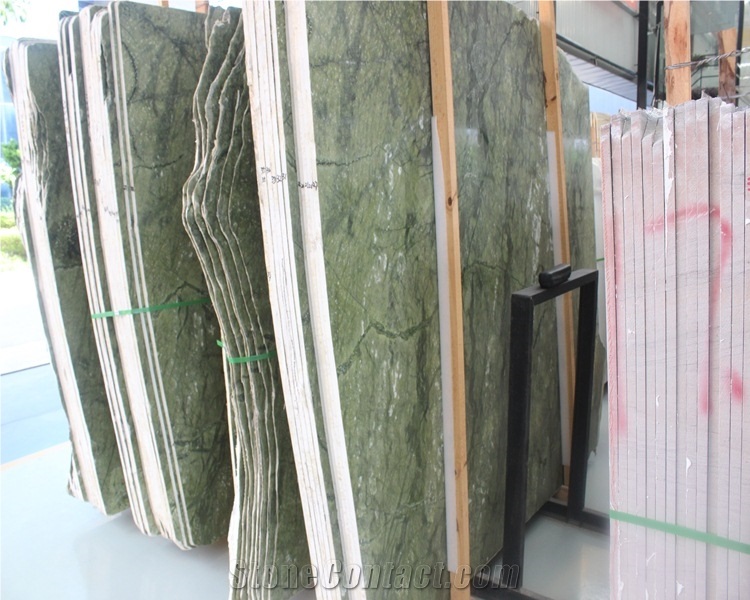 Dandong Green Marble Slab and Tiles
