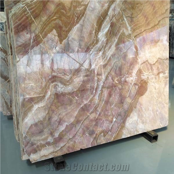 Gold Classica Wooden Marble Slab