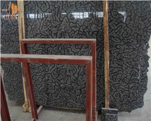 Hot Product Black Oracle Marble Slab Floor Tiles