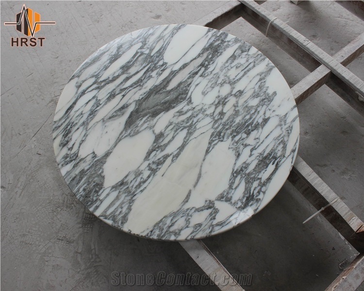 Hot Sales White Round Marble Table Tops