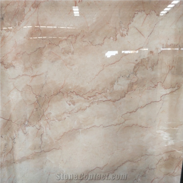 Hot Selling French Warm Pink Rose Marble