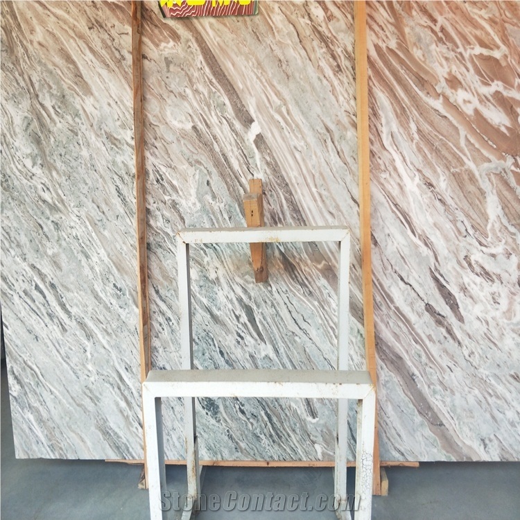 India Fantasy Marble with Brown Veins