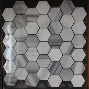 Marmara White Hexagon Marble Mosaic Tile