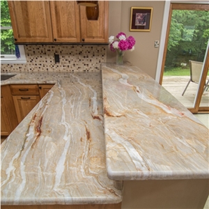 Nacarado Quartzite Kitchen Worktops - Natural Stone - StoneContact.com