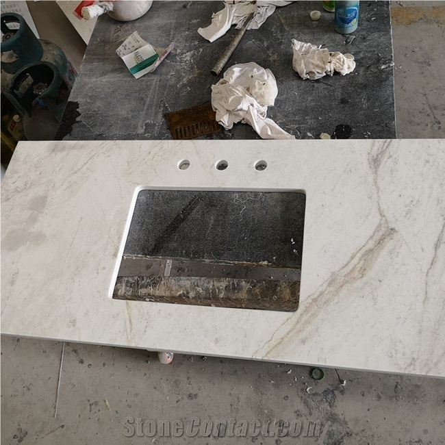Natural Marble Stone White Marble Countertop