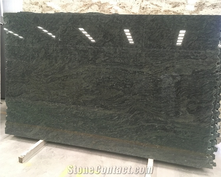 Natural Olive Green Granite Slab