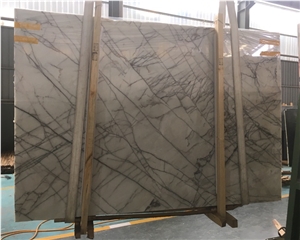 Natural Polished China White Marble Tiles
