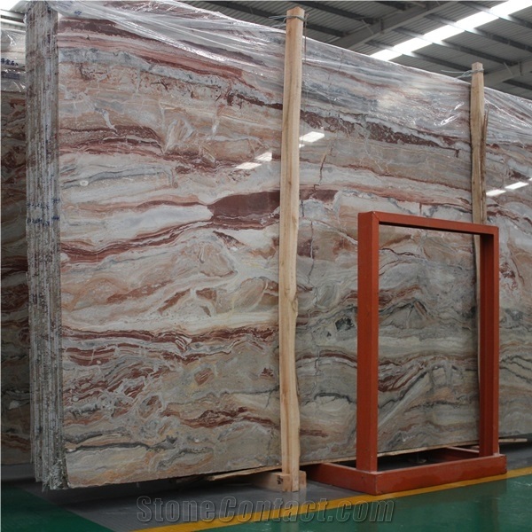Natural Rosa Monica Red Marble