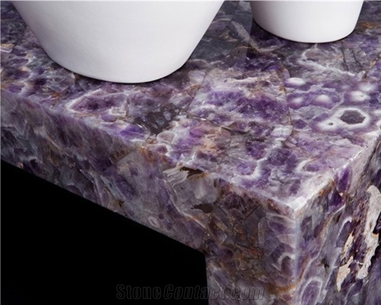 Natural Semiprecious Stone Kitchen Countertop