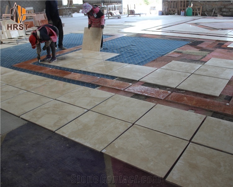 Natural Stone Miracle Beige Marble Flooing Price