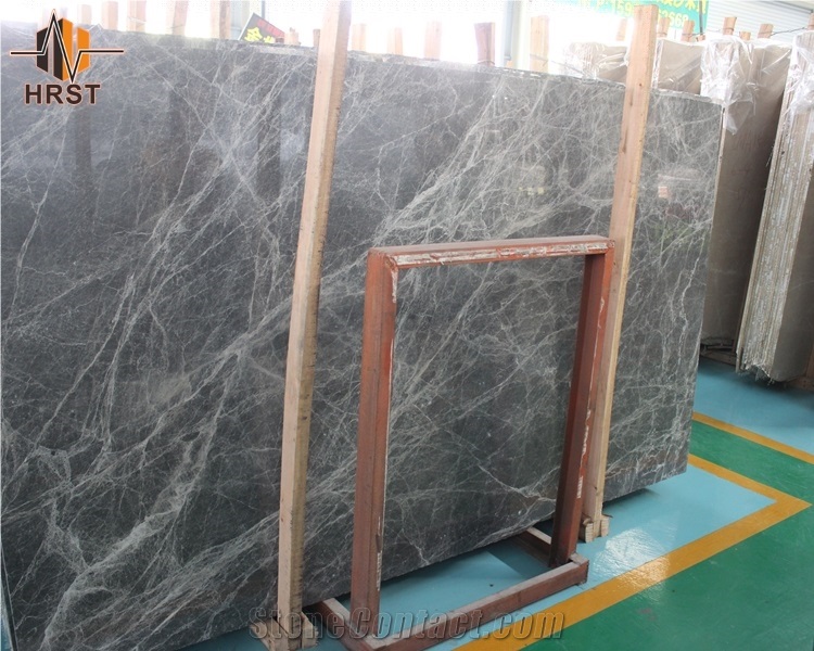 Natural Stone Silver Ermine Marble Tile
