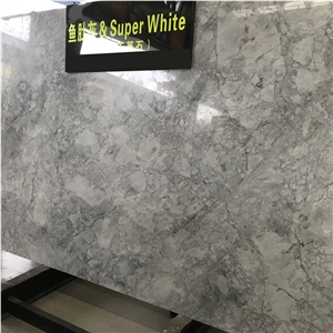 Natural Super White Quartzite Slabs
