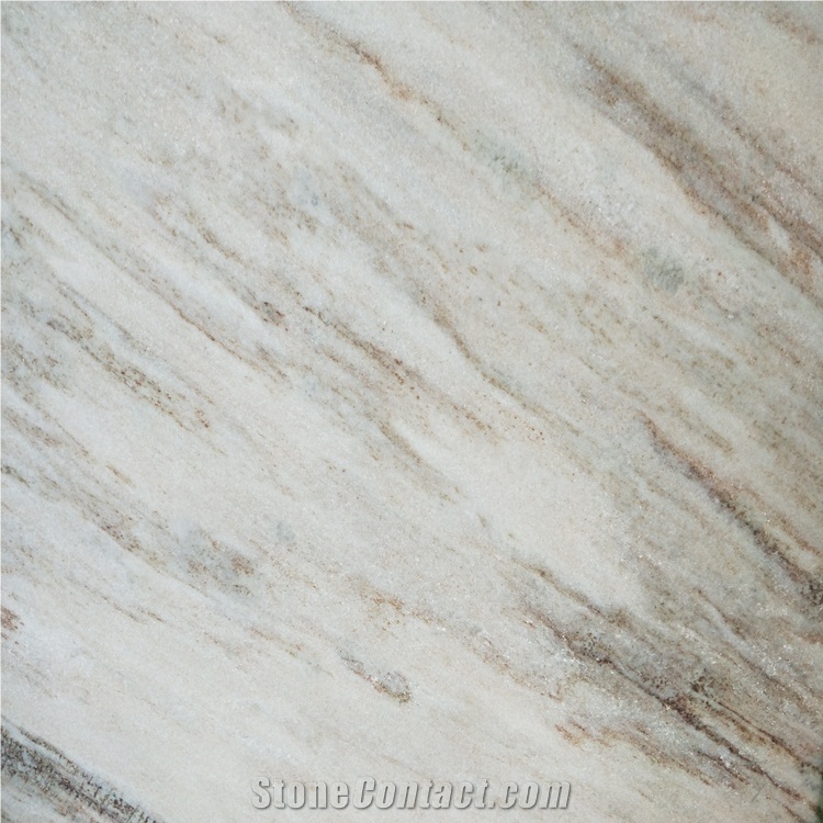 Natural White Platinum Dunes Marble Slab