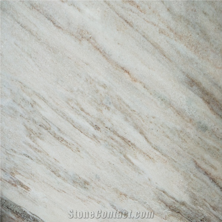 Natural White Platinum Dunes Marble Slab