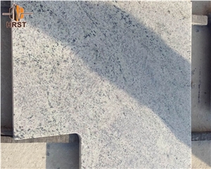 New Kashmir White Prefab Granite Countertop