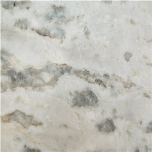 Polished Deep Grey Vein White Marble Slab