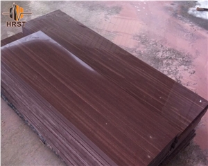 Polished Finished Purple Wooden Marble Tiles