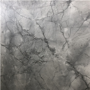Polished Galaxy Grey Marble Slab Flooring
