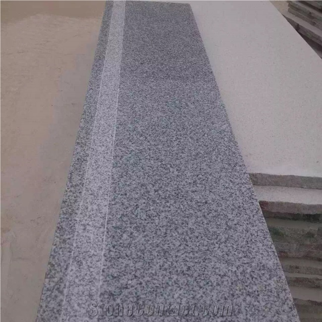 Polished Grey Granite Stairs