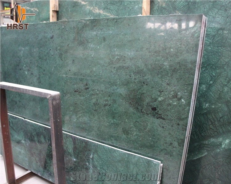 Polished India Green Marble Tiles Floor Price
