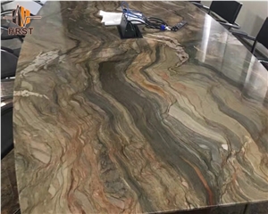 Polished Natural Stone Fusion Quartzite Table Top