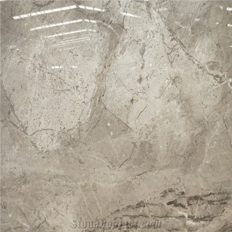 Polished Paris Grey Marble Slab for Wall