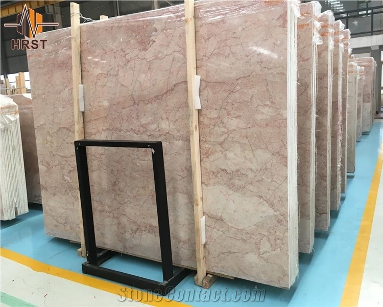 Polished Pink Rose Marble Floor Tiles Price