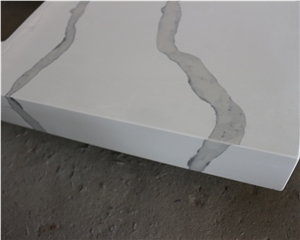 Solid Surface Calacatta Quartz Custom Vanity Tops