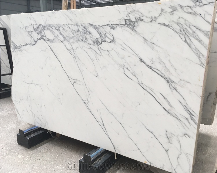 Statuario Marble Slab for Wall and Floor