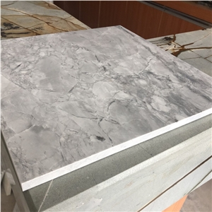 Thin Super White Quartzite 1cm Thickness Tiles