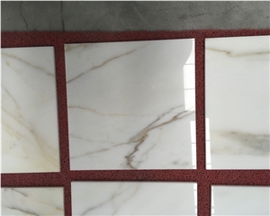 Top Quality White Marble Calacata Gold Marble Tile