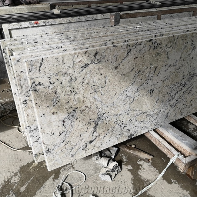 White Delicatus Granite Kitchen Countertop