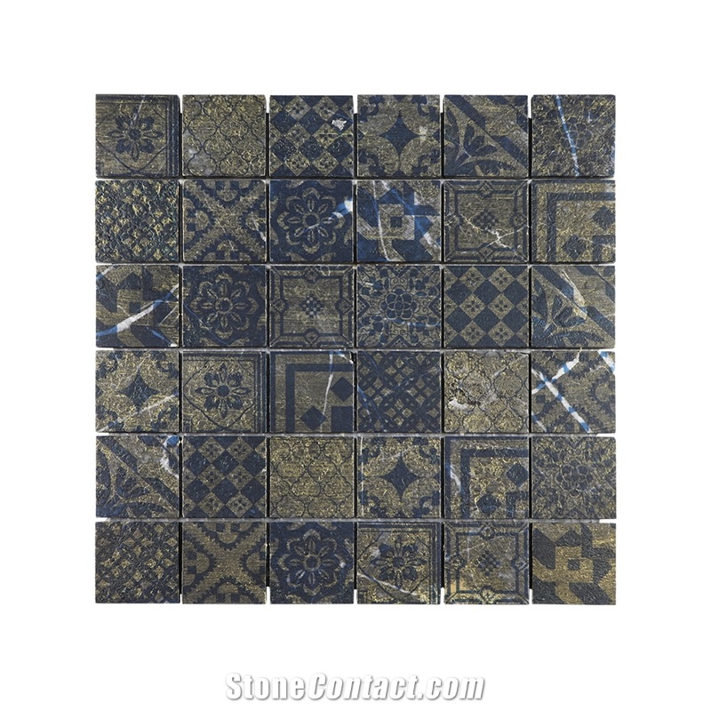 Inkjet Good Picture Marble Stone Mosaic Tiles