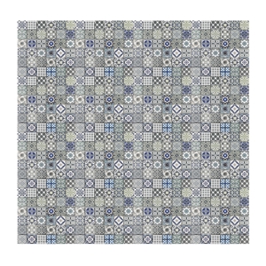 Inkjet Marble with Mesh Design Mosaic Tile