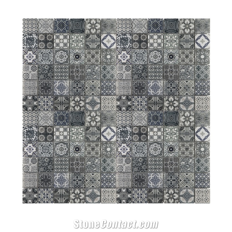 Inkjet Print Moroccan Marble Mosaic Tile
