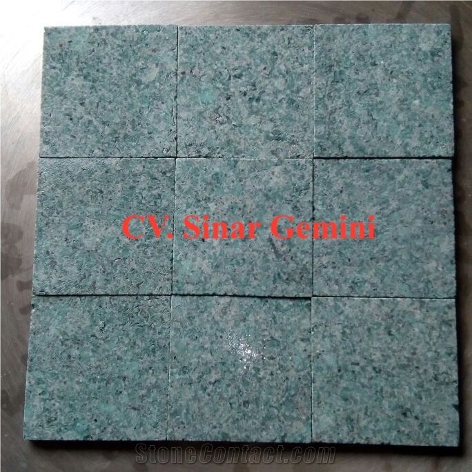 Indonesia Natural Stone Green Wall Cladding