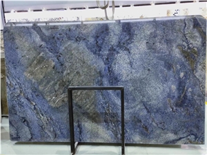 Blue Azul Bahia Granite Slabs for Floor and Steps