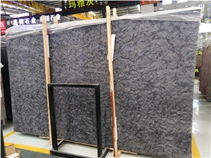 Brazil Polished Black Tear Granite Walling Slab