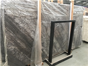 Cheap Polished London Wave Grey Marble Slabs