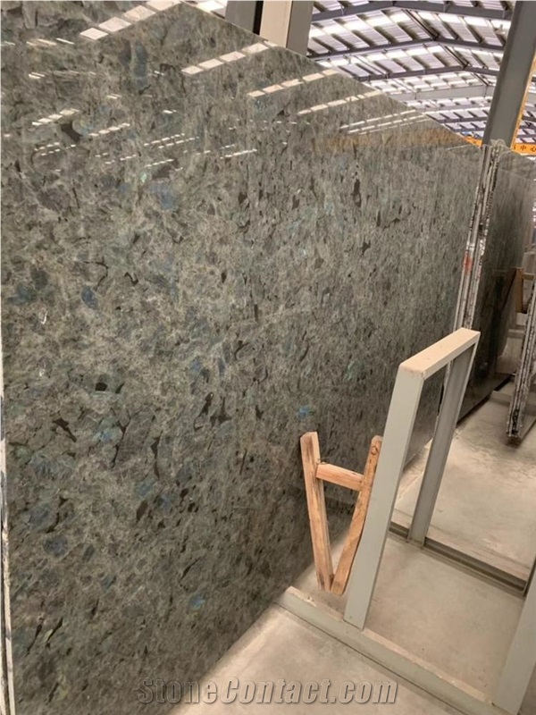 Elegant Blue Granite Labradorite Polished Slabs