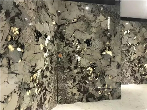 Luxury Labrador Bianco White Granite Feature Wall