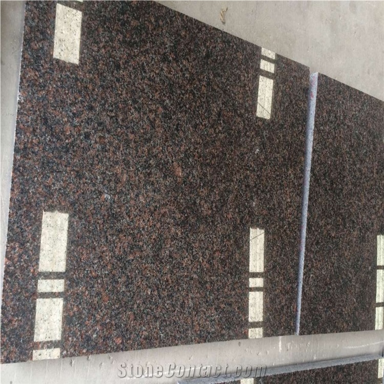 New Mahogany Wall Cladding Granite Tiles