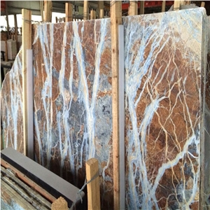 Polished Blue Jeans Marble Slabs for Walling Tiles