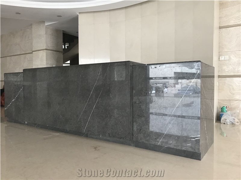 Polished Butterfly Grey Marble Stone Slabs